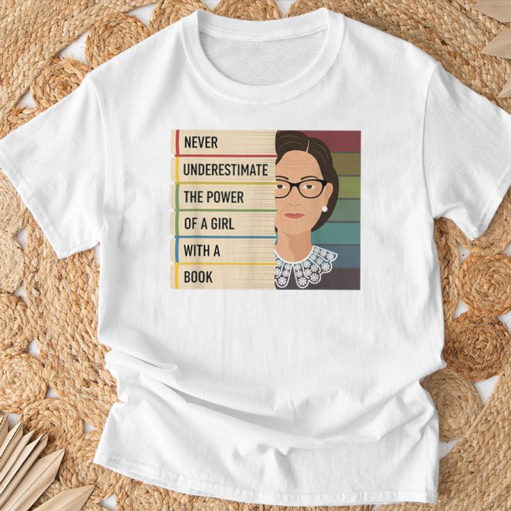 Never Underestimate The Power Of A Girl With A Book Feminist T-Shirt Gifts for Old Men Never Underestimate The Power Of A Girl With A Book Feminist T-Shirt Gifts for Old Men
