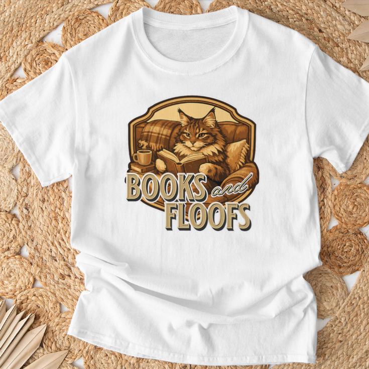 Vintage Style Maine Coon Cat Reading Books And Floofs Premium Tri-Blend T-Shirt Gifts for Old Men Vintage Style Maine Coon Cat Reading Books And Floofs Premium Tri-Blend T-Shirt Gifts for Old Men