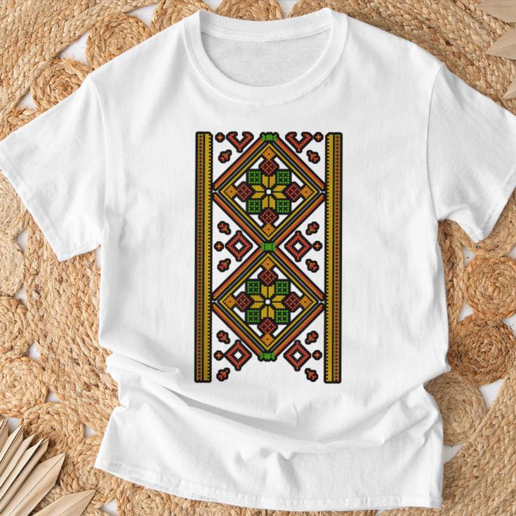 Vyshyvanka ウクライナ刺繍 刺繍 プロウクライナ語 Tシャツ 高齢者への贈り物