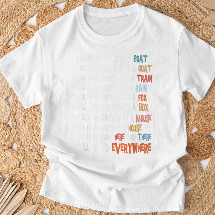 I Will Read Books On A Boat & Everywhere Reading Book Kids T-Shirt Gifts for Old Men