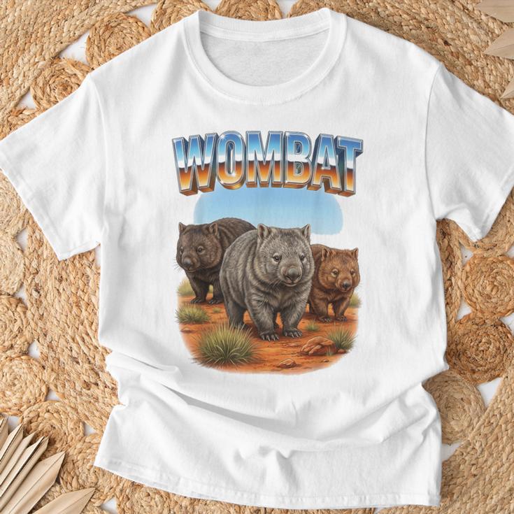 Wombat ヴィンテージ 70年代 90年代 レトロ ウォンバット 動物愛好家 ウォンバット Tシャツ 高齢者への贈り物
