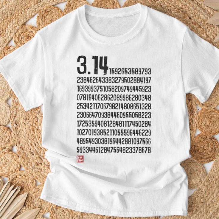 「314 円周率 数学 非合理数」おもしろ 筆文字 服 面白い文字入り Tシャツ 高齢者への贈り物