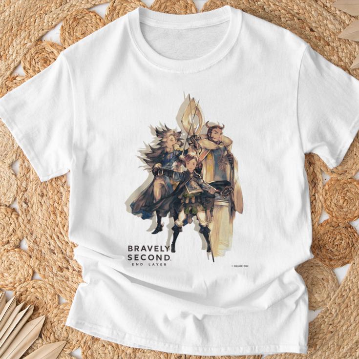 【公式】ブレイブリーセカンド：正教騎士団三銃士 Tシャツ 高齢者への贈り物