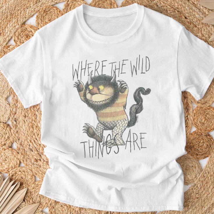 かいじゅうたちのいるところスケッチ・ワイルド・シング Tシャツ 高齢者への贈り物