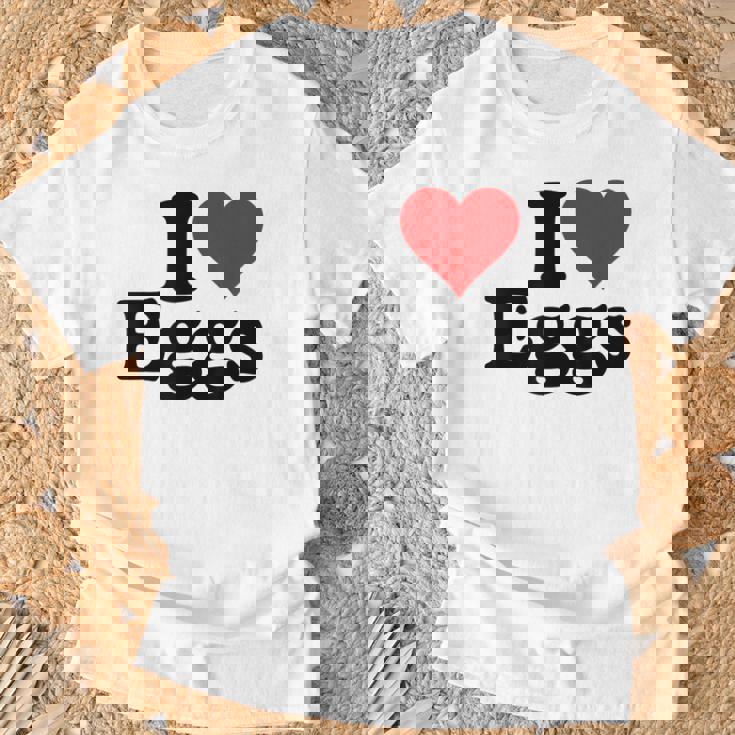 アイラブエッグアイハートエッグ Tシャツ 高齢者への贈り物