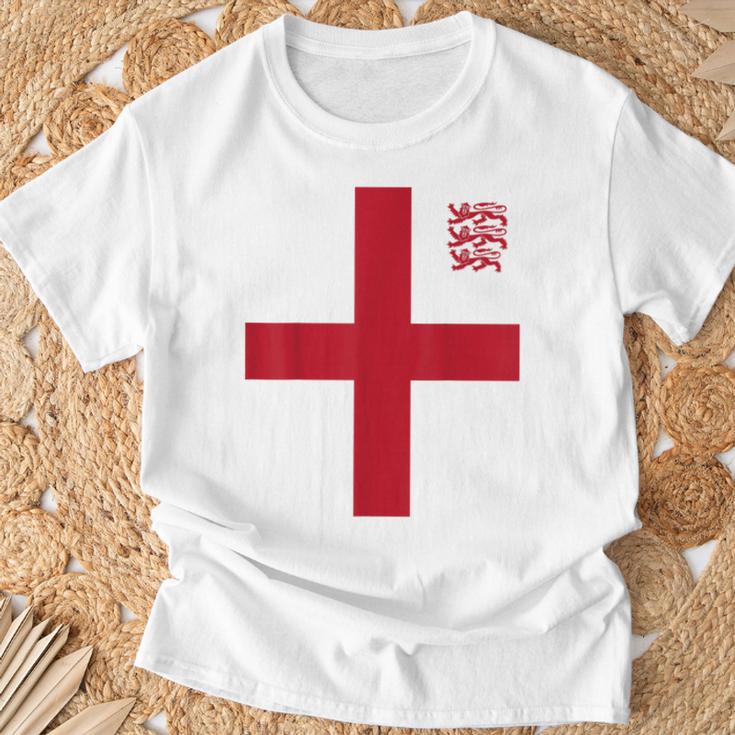 イングランドサッカージャージ。 Tシャツ 高齢者への贈り物