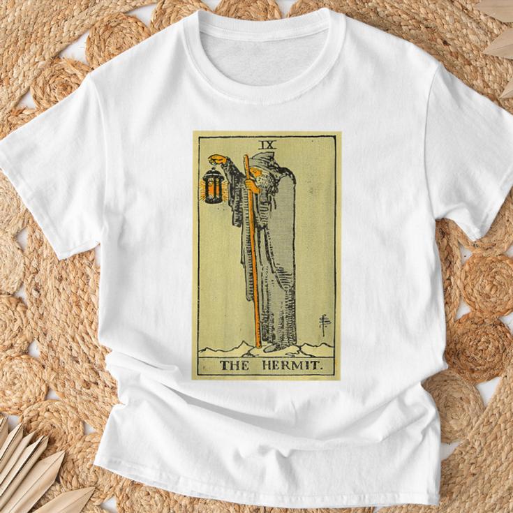 エルミットタロットカード スピリチュアリティ ヴィンテージ Tシャツ 高齢者への贈り物
