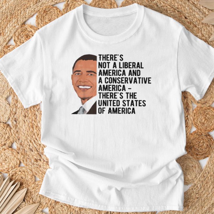 オバマ引用アメリカンギフト Tシャツ 高齢者への贈り物