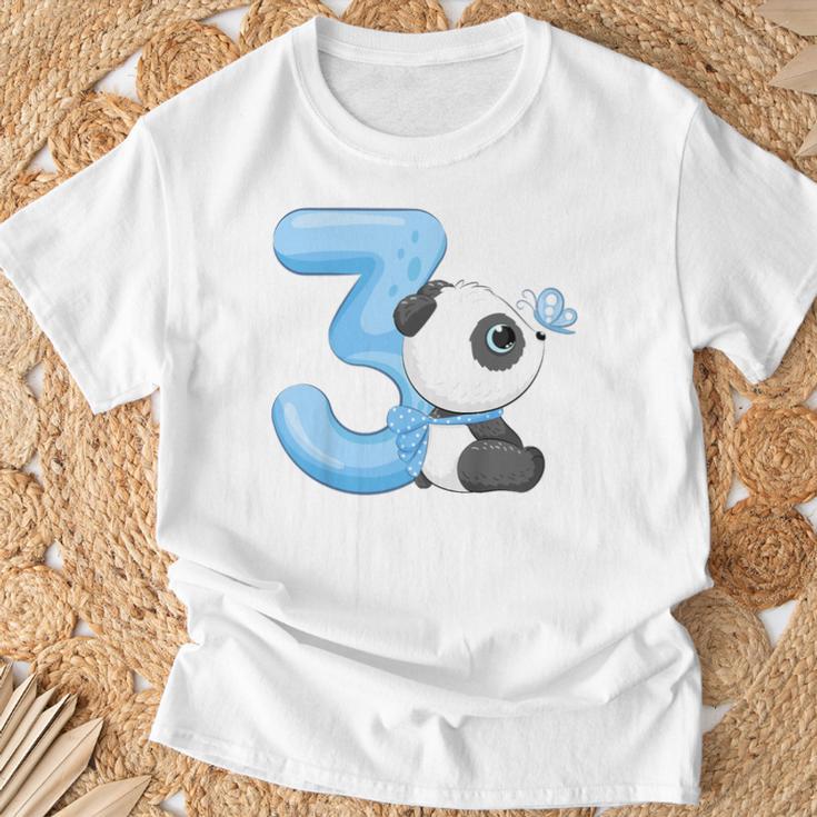 キッズ 女の子 男の子 キッズ 3 歳の誕生日 パンダ バースデー Tシャツ 高齢者への贈り物