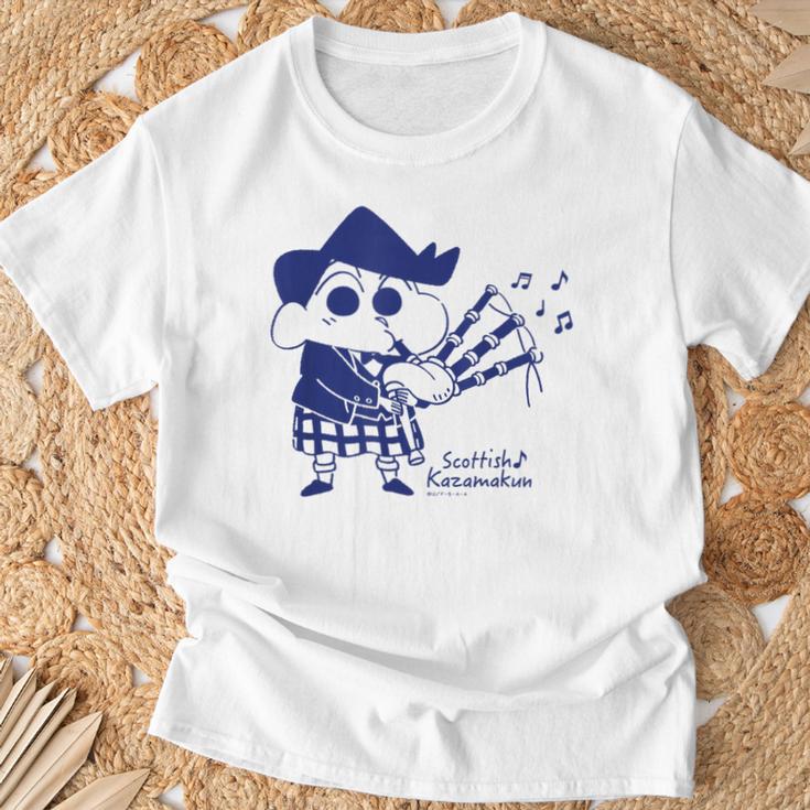 クレヨンしんちゃん スコティッシュ風間君 Tシャツ 高齢者への贈り物