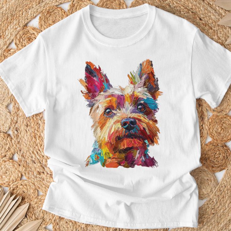 ケアンテリア 犬 モチーフ ペット イラスト ケアンテリア Tシャツ 高齢者への贈り物