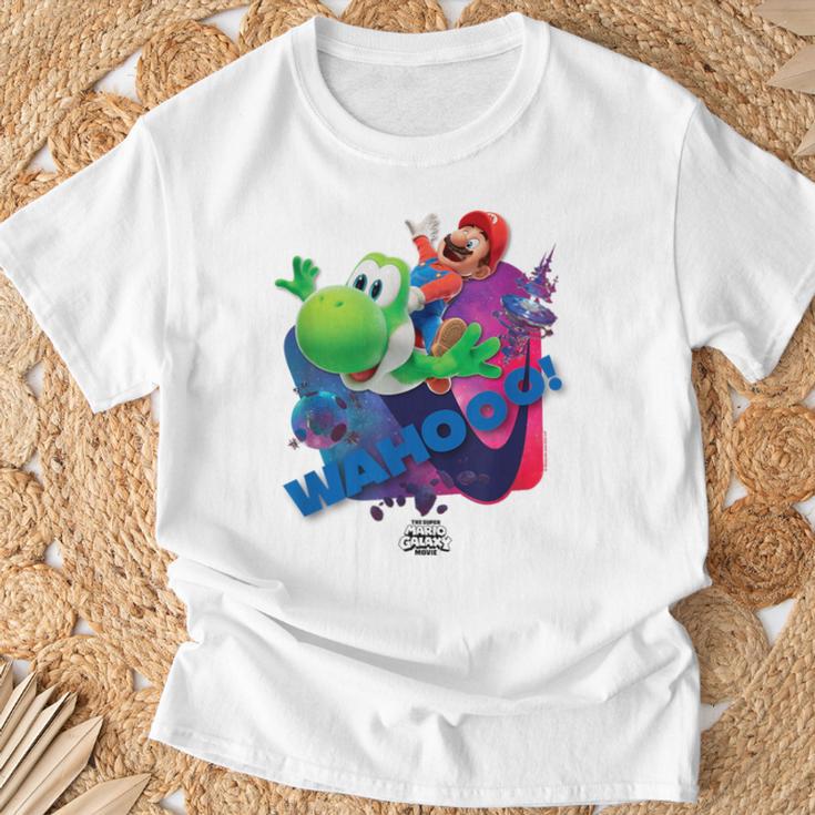 ザ・スーパーマリオギャラクシー・ムービー Wahootar Ride Tシャツ 高齢者への贈り物