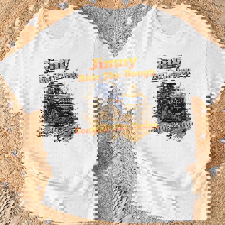 ジムニー 4X4 オフロード トラック Tシャツ 高齢者への贈り物