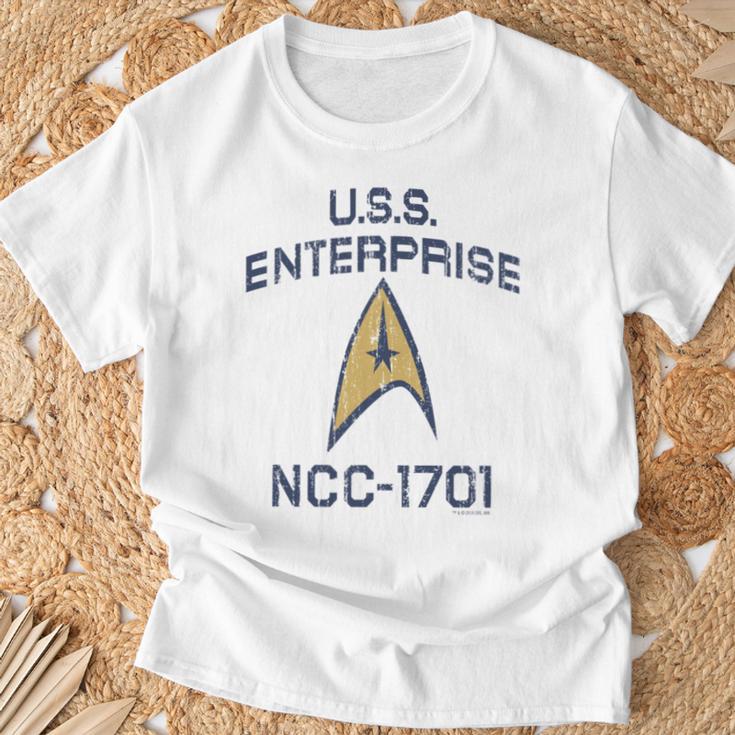 スタートレック オリジナルシリーズ エンタープライズ デルタ 長袖tシャツ Tシャツ 高齢者への贈り物