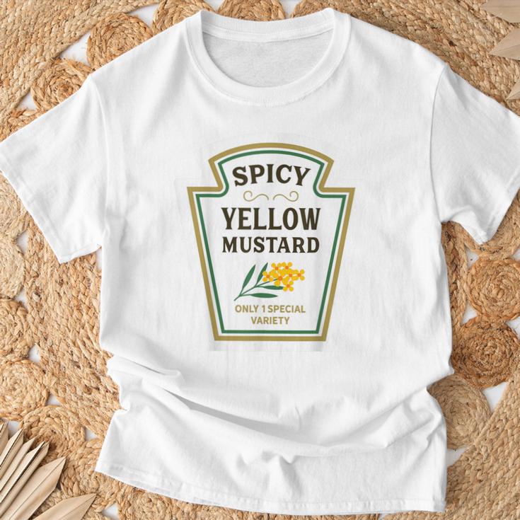 スパイシーイエローマスタードのみ 1 スペシャルバラエティ おもしろマスタード Tシャツ 高齢者への贈り物