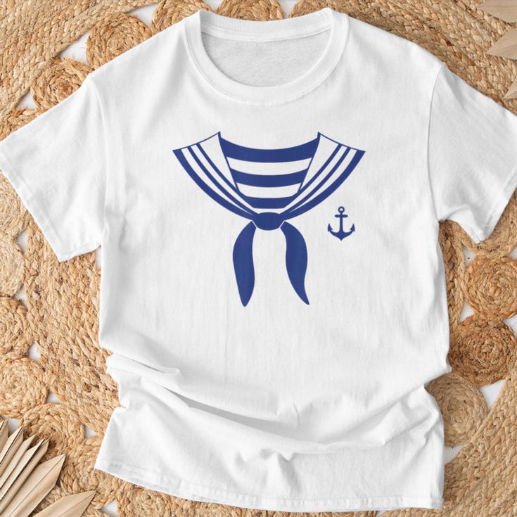 セーラー、コスチューム、セーラー服、セーラー、制服 カーニバルailor Costume アンカー Tシャツ 高齢者への贈り物