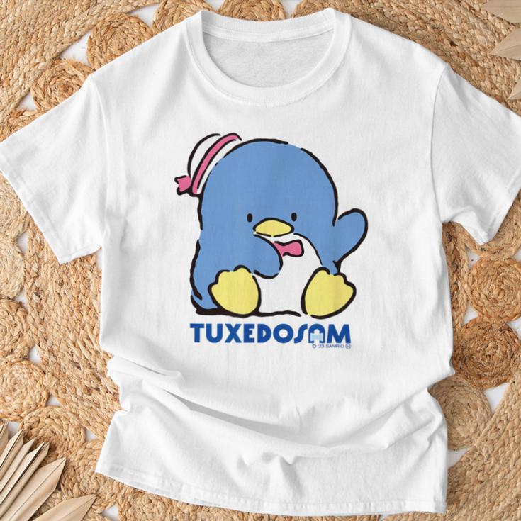 タキシードサム おすわり ダークカラー Tシャツ 高齢者への贈り物
