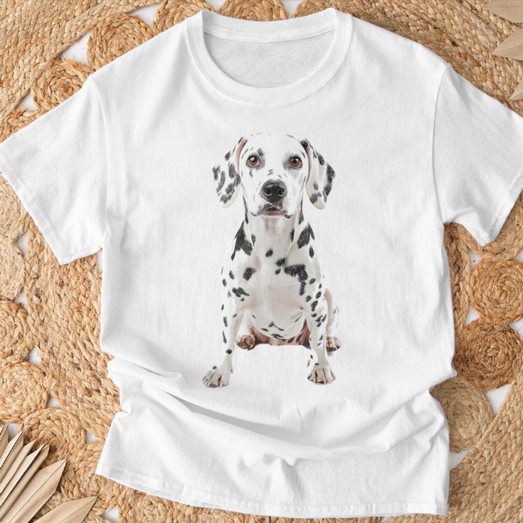 ダルメシアン 犬 モチーフ ペット アート ダルメシアン Tシャツ 高齢者への贈り物