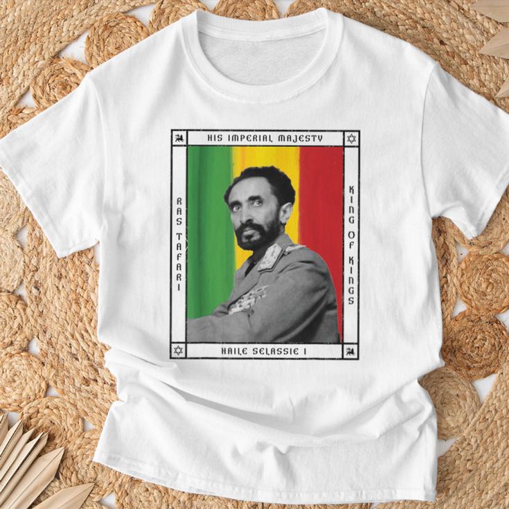 ハイレ・セラシエ一世陛下 Tシャツ 高齢者への贈り物