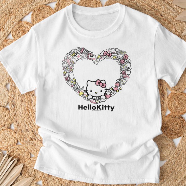 ハローキティ Usデザイン ハート 長袖tシャツ Tシャツ 高齢者への贈り物