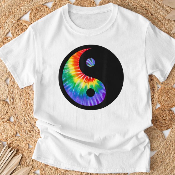 ヒッピータイダイ 陰陽 Tシャツ 高齢者への贈り物