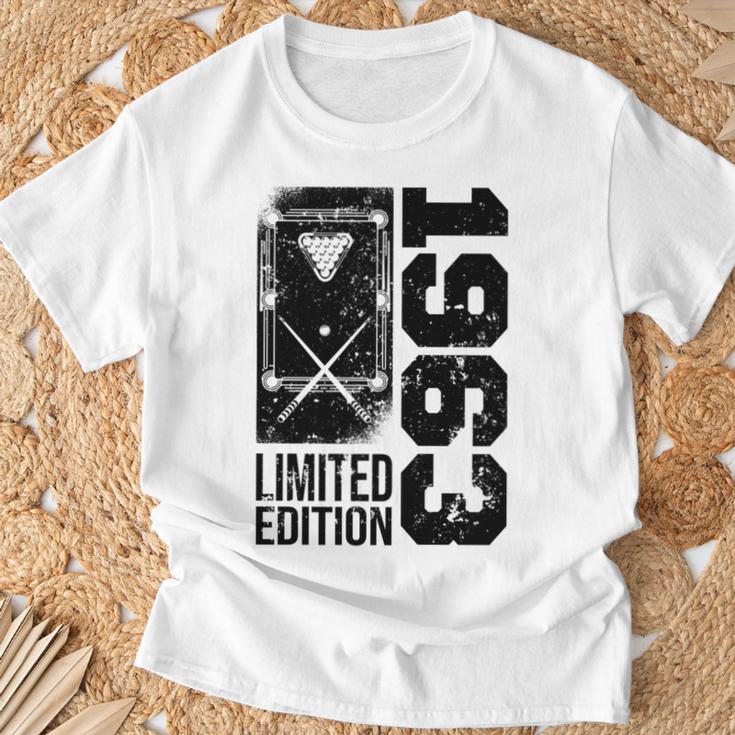 ビリヤード スヌーカーゲーマー ビンテージ 1963 誕生日 プール-ビリヤード 長袖tシャツ Tシャツ 高齢者への贈り物