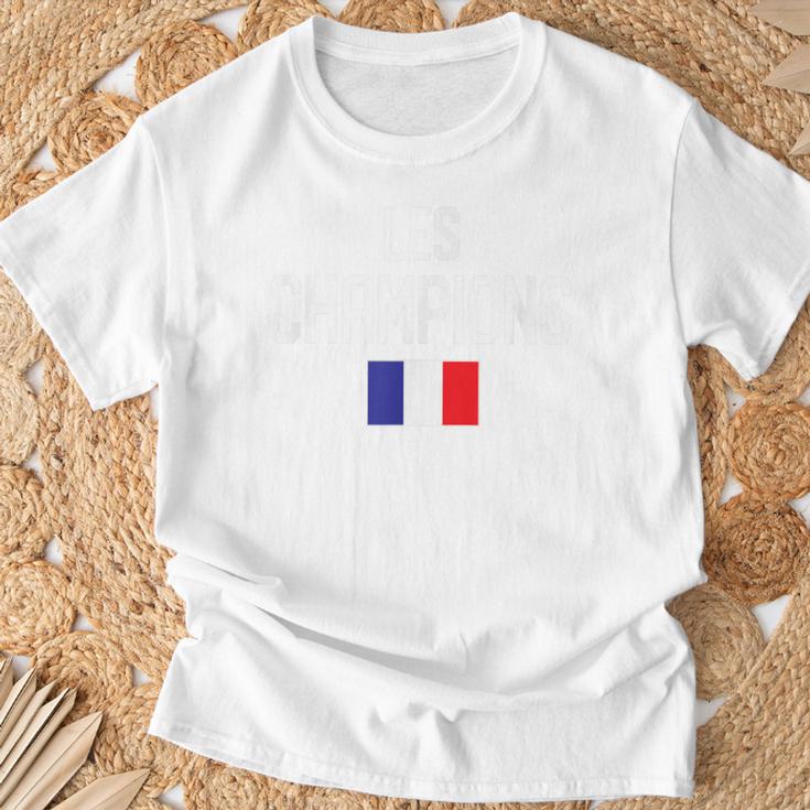 フランス 2018 フットボール サッカー ワールドチャンピオン Tシャツ 高齢者への贈り物