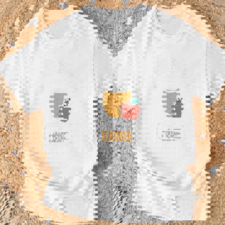 フランスのj'peux Pas J'ai Cidre Cider Lovers Tシャツ 高齢者への贈り物