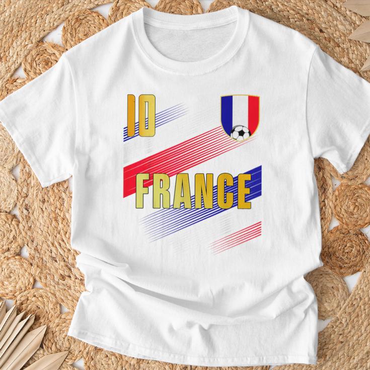 フランス国旗 フランスのプライド愛好家 Tシャツ 高齢者への贈り物