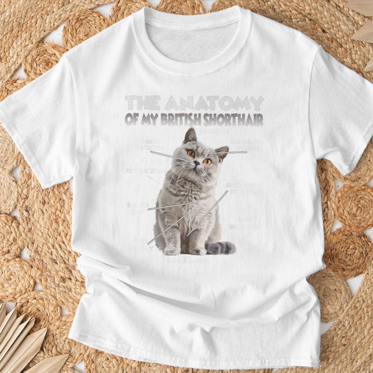 ブリティッシュショートヘアの猫t Tシャツ 高齢者への贈り物
