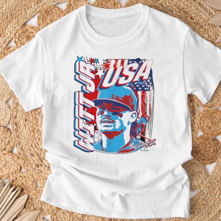 ボビー・ウィット・ジュニアインターナショナル・ベースボールアメリカ Mlbpa Tシャツ 高齢者への贈り物