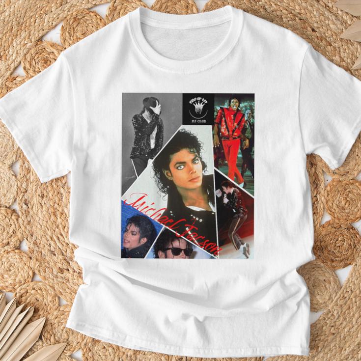 マイケルジャクソン 021 バックプリント Tシャツ 高齢者への贈り物