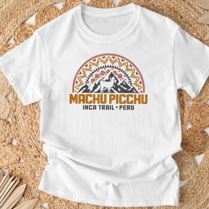マチュピチュ ペルー インカトレイル お土産 ラマ アルパカ ヴィンテージ Tシャツ 高齢者への贈り物