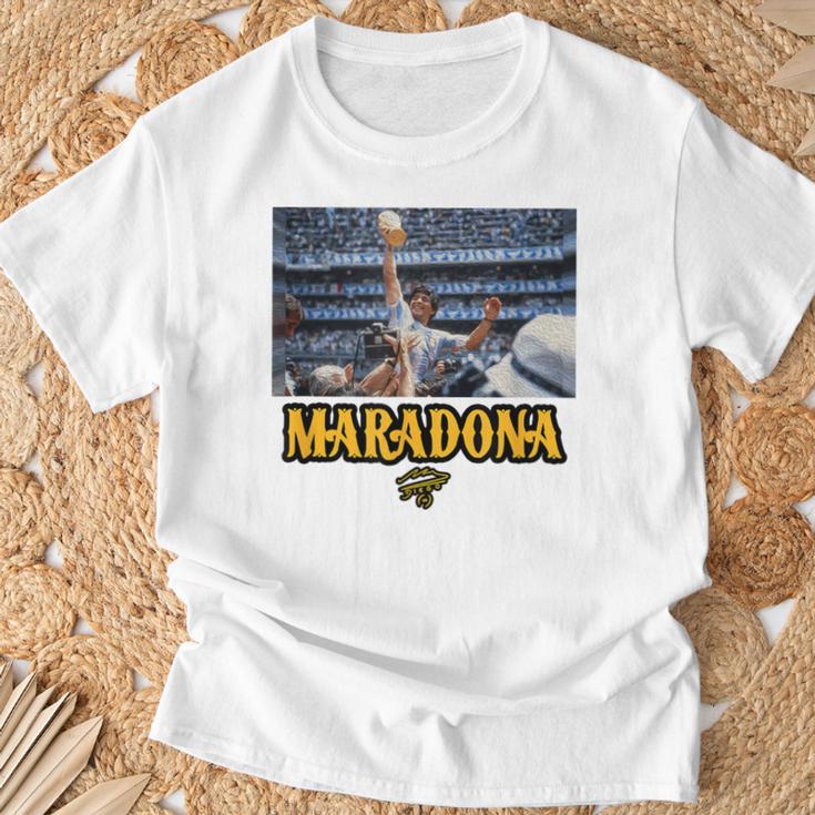マラドーナ世界チャンピオン Tシャツ 高齢者への贈り物