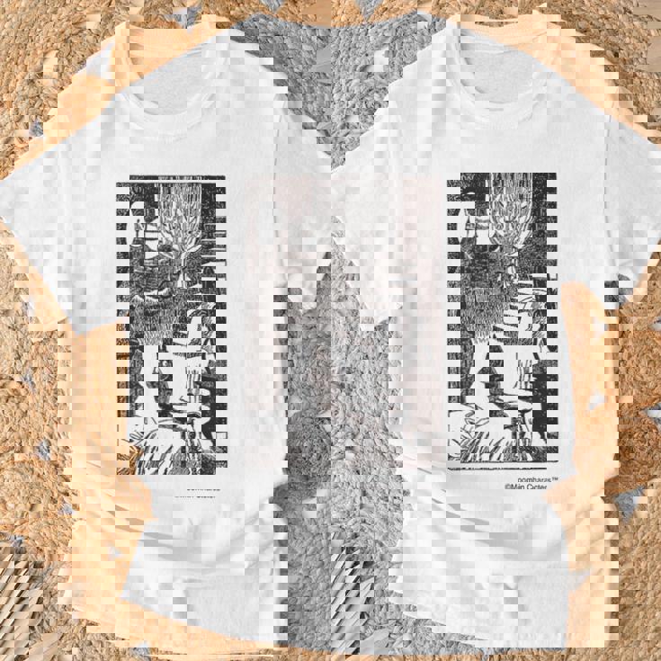 ムーミン 真夜中に起きる ムーミン谷の冬 Tシャツ 高齢者への贈り物