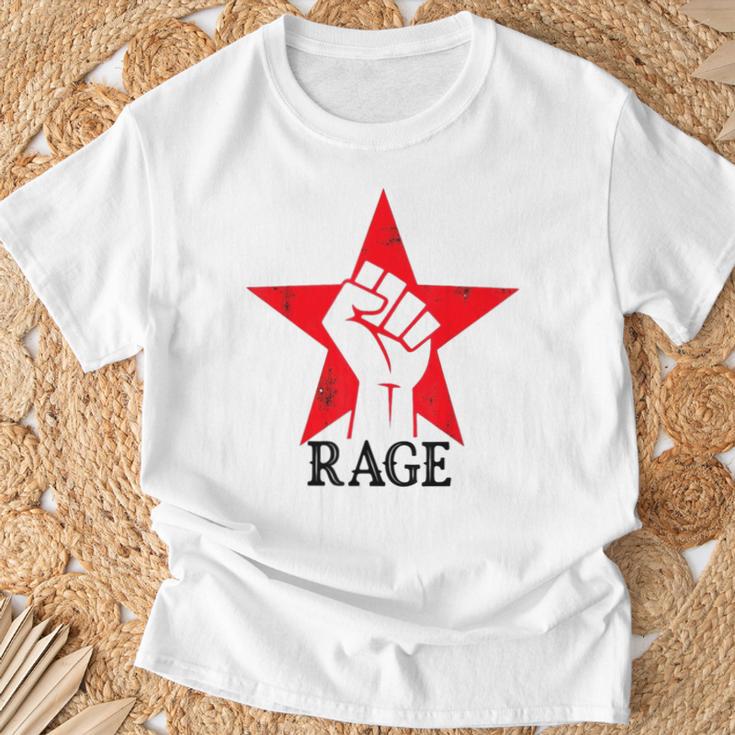 レイジ・アゲインスト・ザ・ミュージック ヴィンテージ クラシック マシンスタイル Tシャツ 高齢者への贈り物