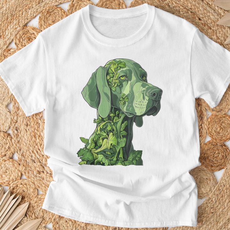 ワイマラナー 犬 グラフィック ペット アートワーク ワイマラナー Tシャツ 高齢者への贈り物