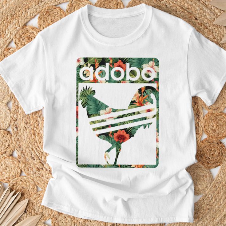 ヴィンテージ フローラル ピノイ アドボ Tシャツ 高齢者への贈り物