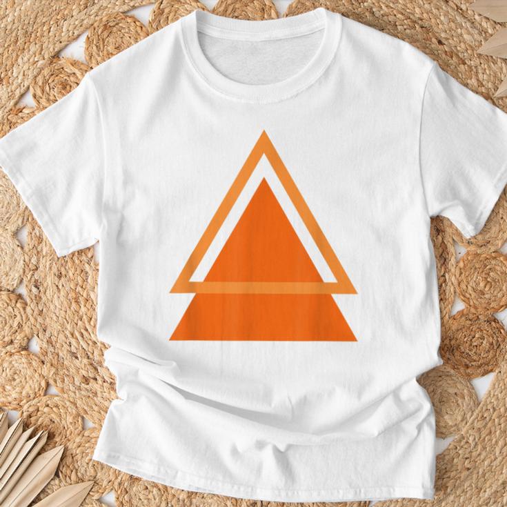 三角形抽象幾何学デザインtシャツ Tシャツ 高齢者への贈り物