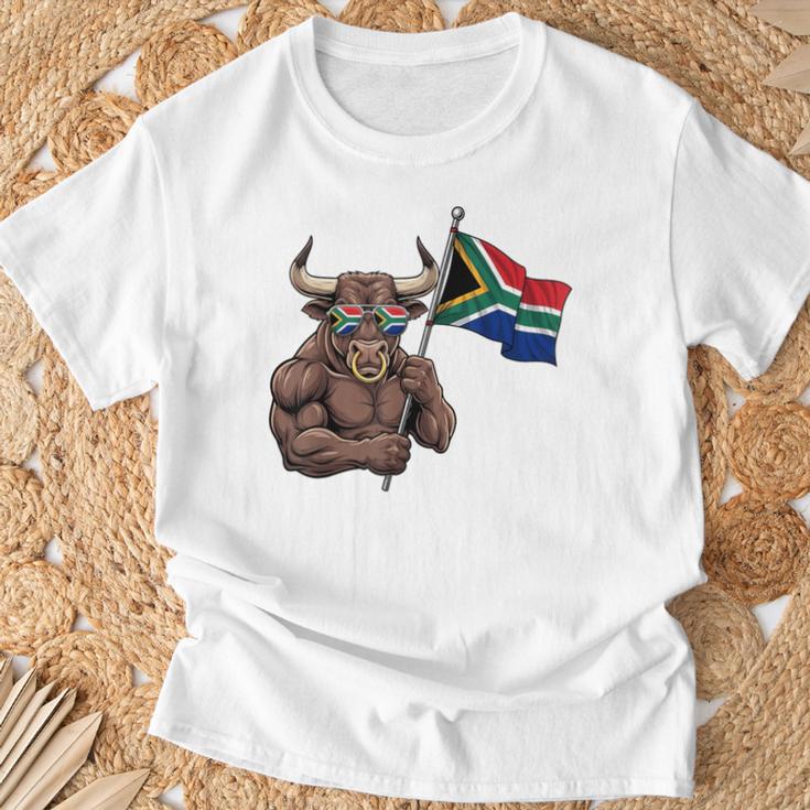 南アフリカ 国旗 南アフリカのルーツ Tシャツ 高齢者への贈り物