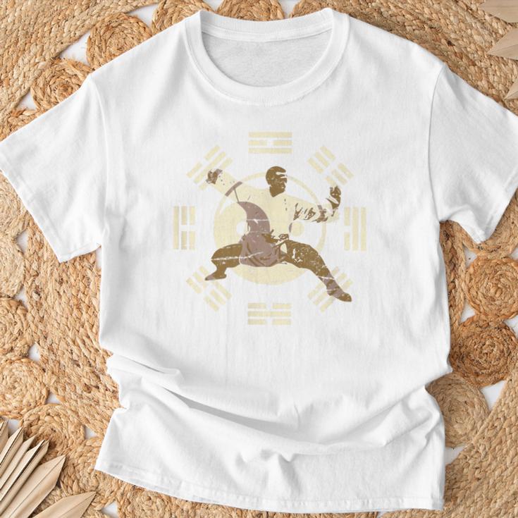 太極拳 太極拳 中華武道 Tシャツ 高齢者への贈り物