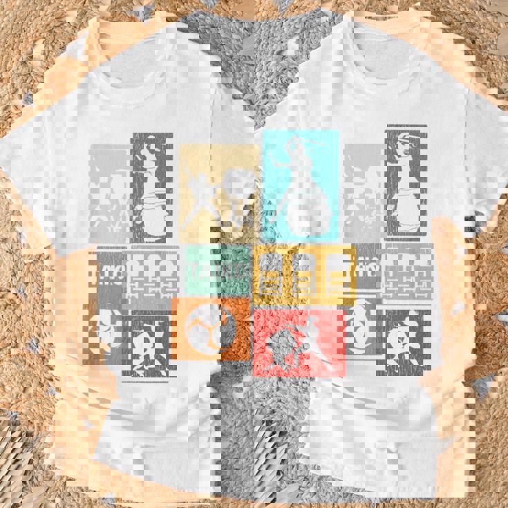 太鼓 みつどもえ ヴィンテージ 太鼓ドラマー Tシャツ 高齢者への贈り物