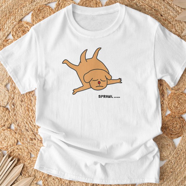 犬だって踊ったり寝たり Tシャツ 高齢者への贈り物