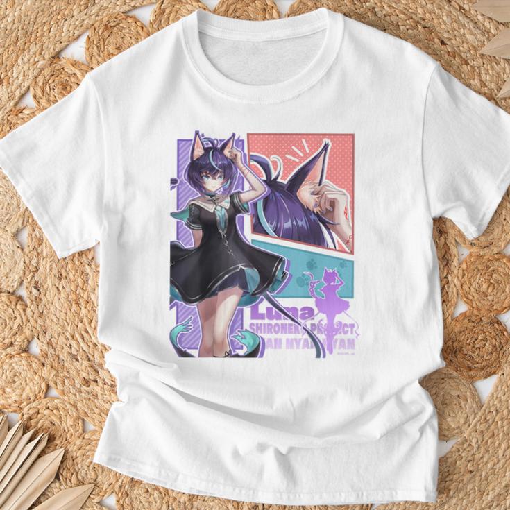 白猫プロジェクト ネコミミスト（ルナ） Comictyle Tシャツ 高齢者への贈り物