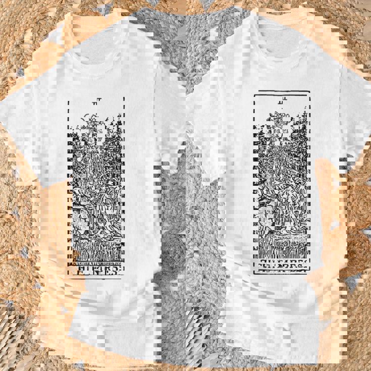 皇后タロットカード Tシャツ 高齢者への贈り物