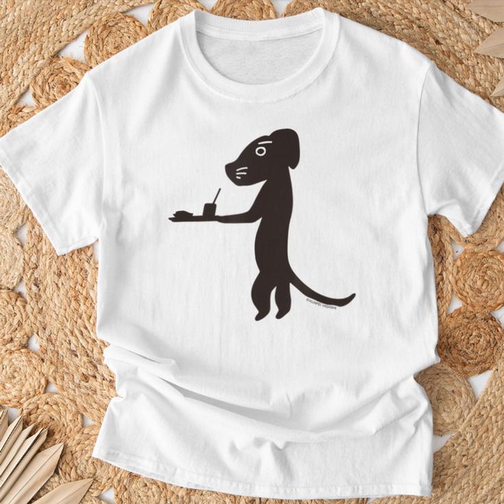 詩とメルヘン 東君平 インド洋の犬 Tシャツ 高齢者への贈り物