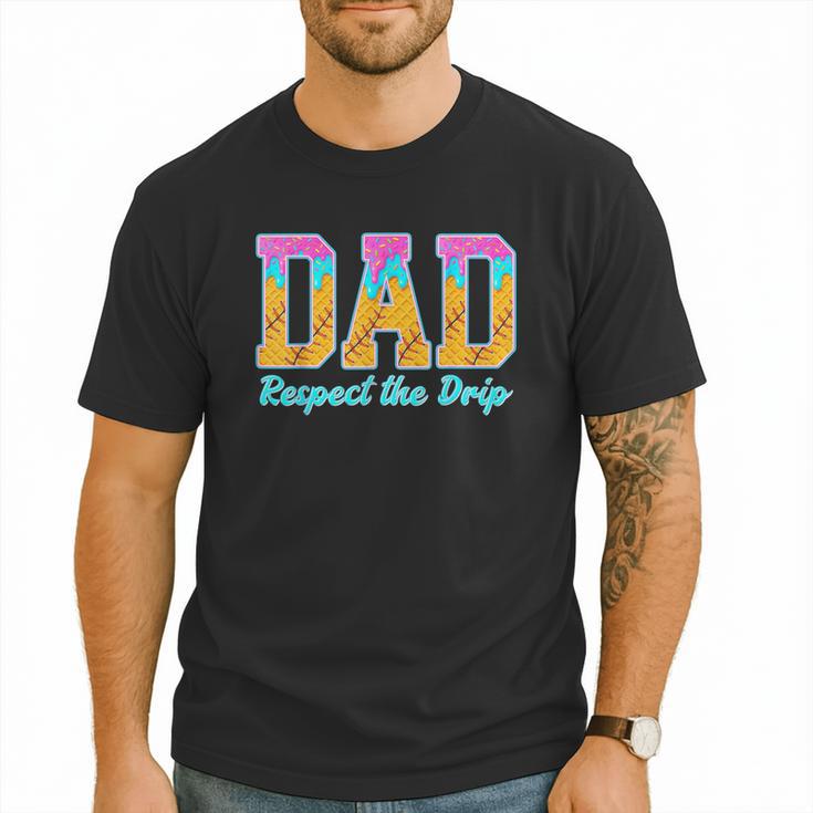 Baseball Dad Drip Men T-Shirt