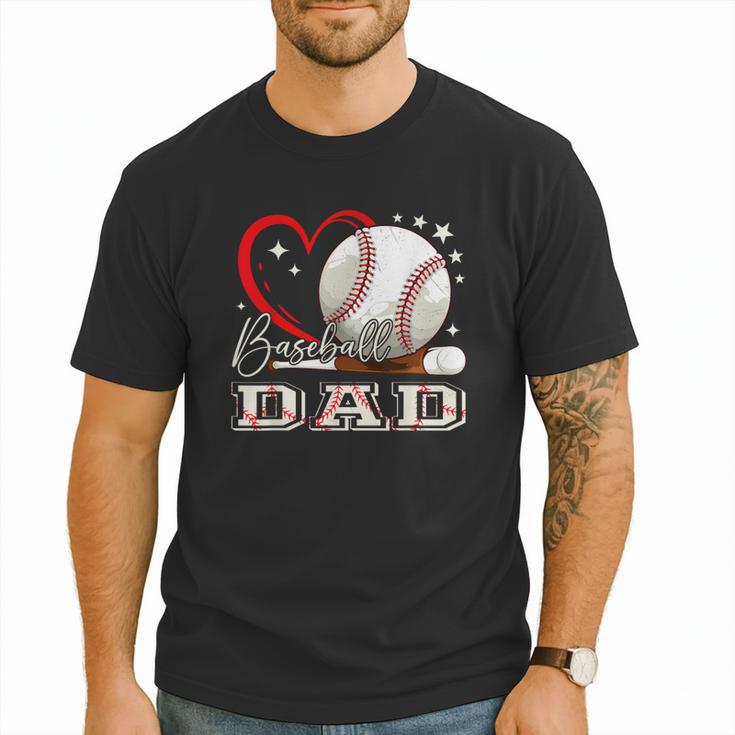 Baseball Dad Family Matching Cute Baseball Lover Men T-Shirt