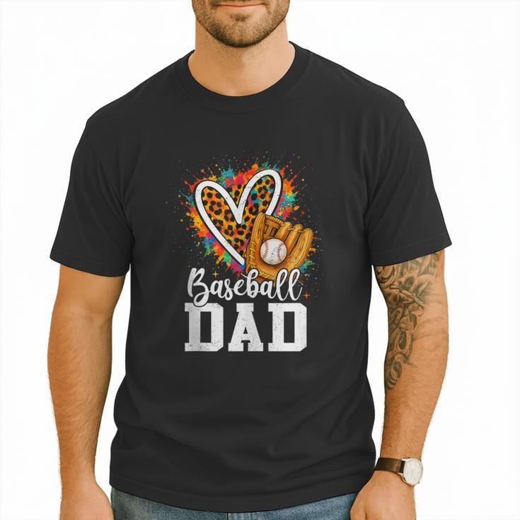 Baseball Dad Fathers Day Men T-Shirt