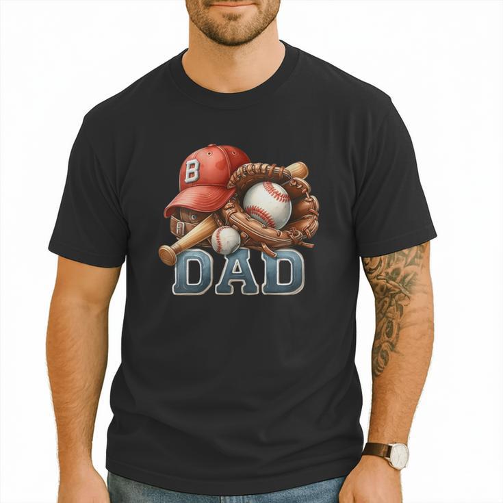 Baseball Dad Spectator Father's Day Game Day Youth Baseball Men T-Shirt